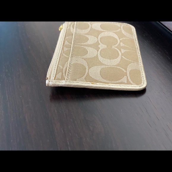 Coach poppy collection metallic wallet wristlet - Picture 7 of 9